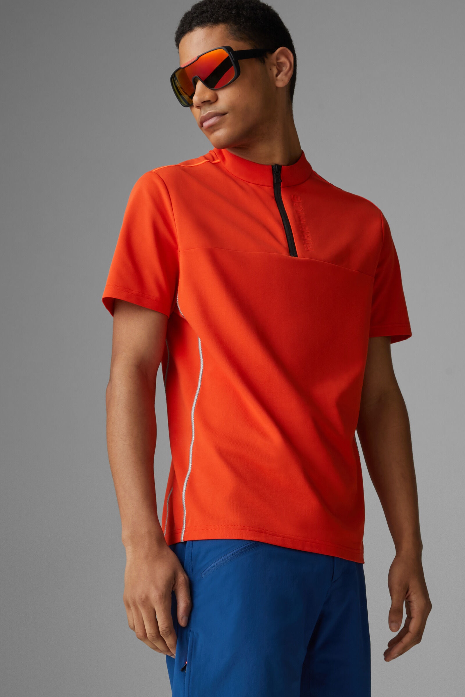 Abraham Functional polo shirt in Red - 2