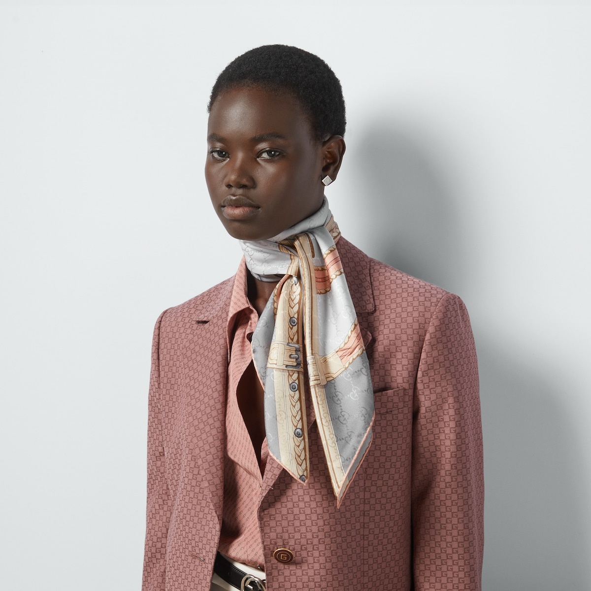 Gucci Horsebit print silk scarf - 3