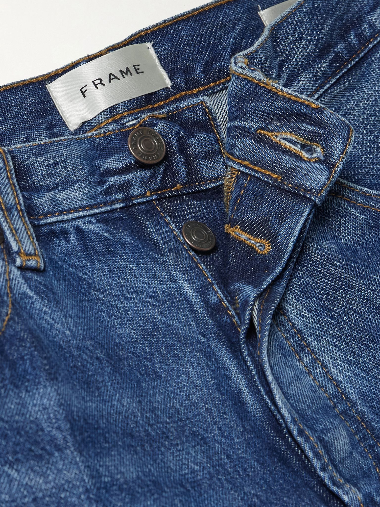 The Collegiate high-rise wide-leg jeans Mid denim - 5