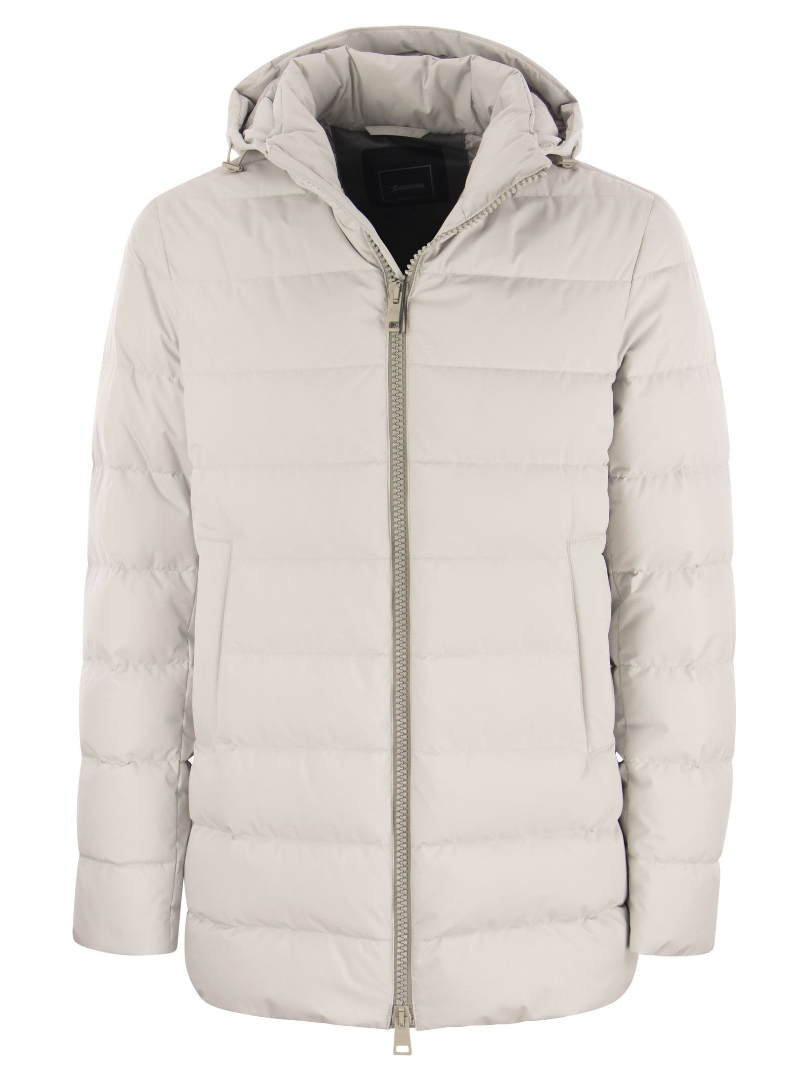 Herno Men Medium Hooded Down Jacket - 1