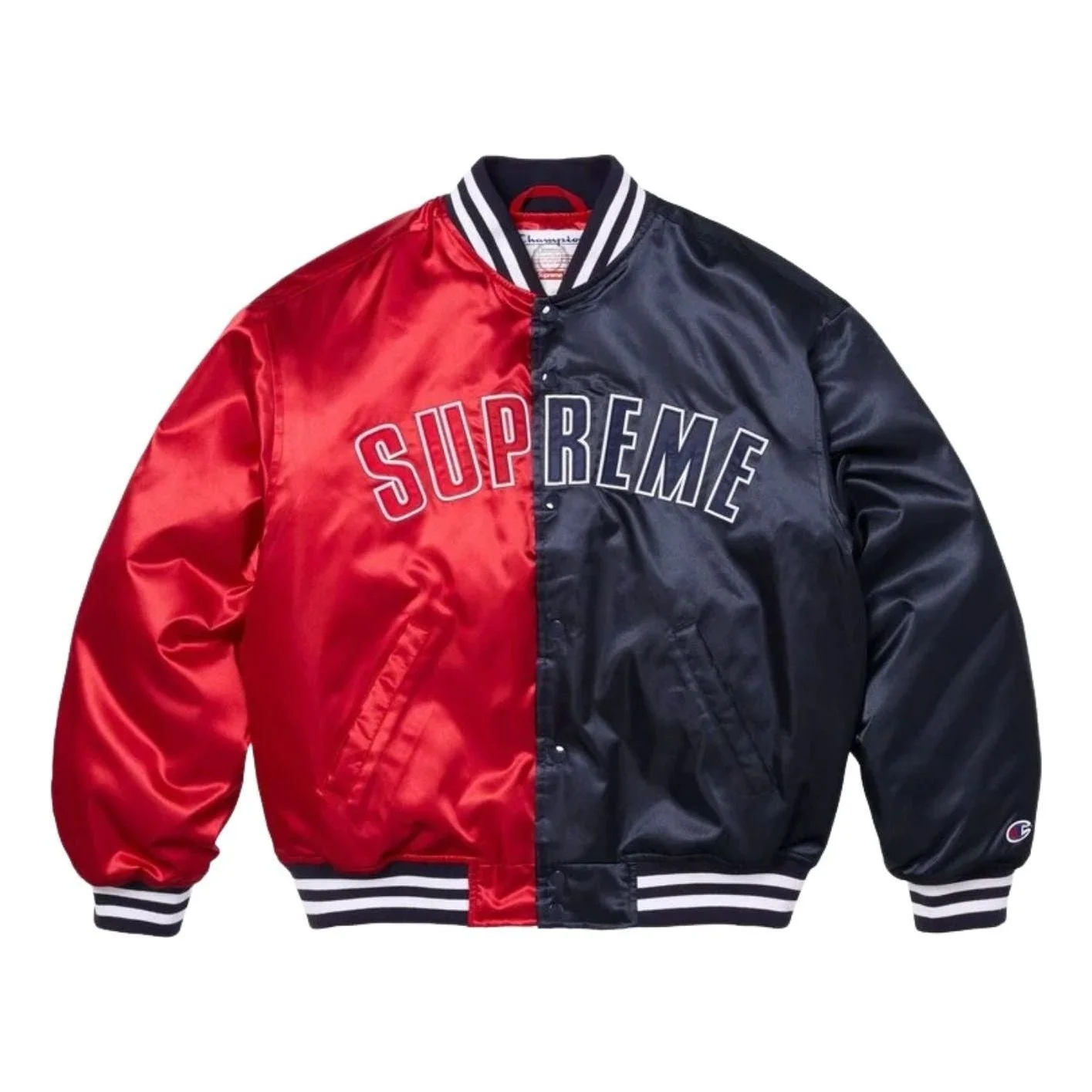 Supreme x Champion SS26 Satin Varsity Jacket 'Multicolor' SUP-SS26-170-MLT - 1