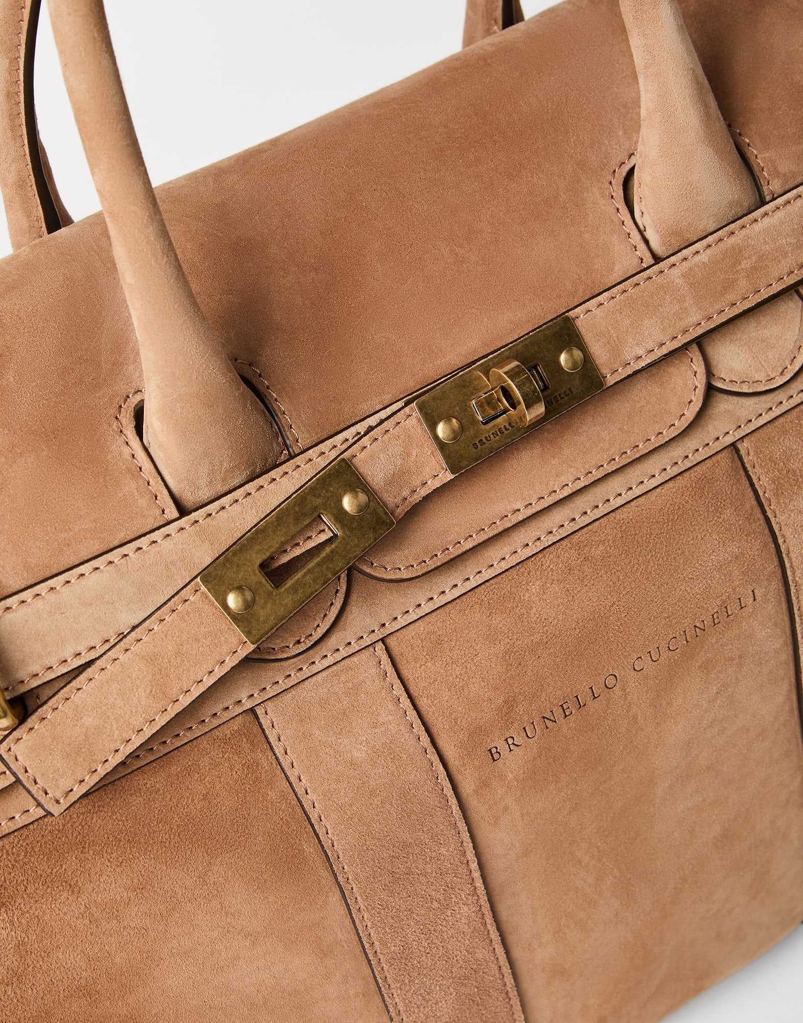 ♡送料関税込♡BRUNELLO CUCINELLI ハンドバッグ Brunello Cucinelli Reversed calfskin country bag | REVERSIBLE