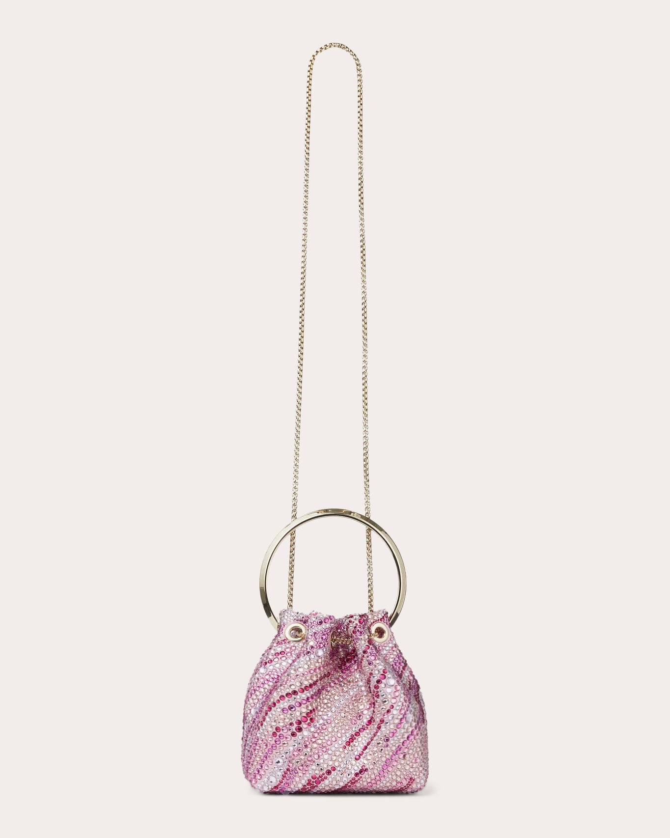 Bon Bon Crystal-Embellished Satin Bucket Bag - 6