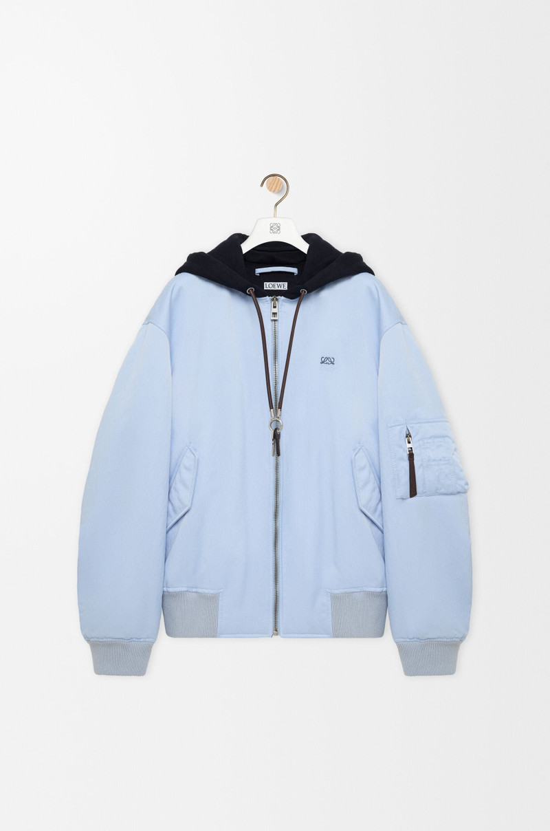 Bomber jacket in technical shell 1
