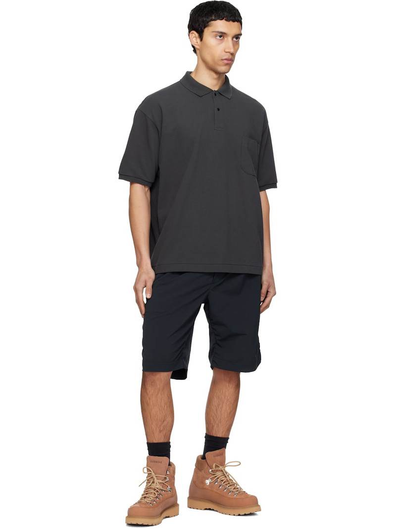 Nanamica Gray Short Sleeve Polo outlook