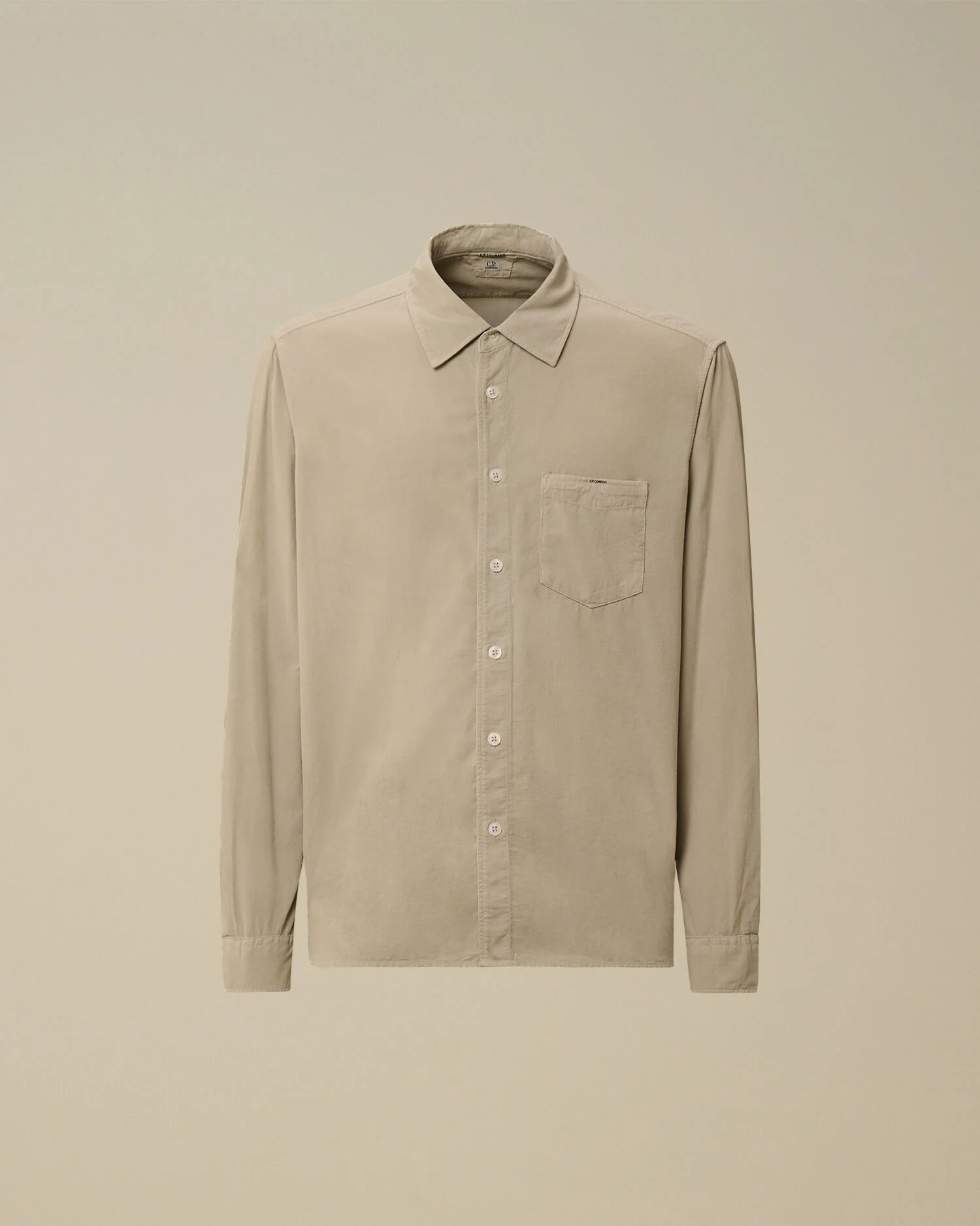 2000 Stripes Corduroy Long Sleeve Button Shirt - 1