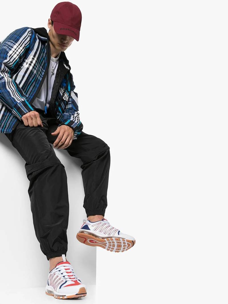Nike x CLOT Zoom Haven 97 “White/Red/Blue” sneakers outlook