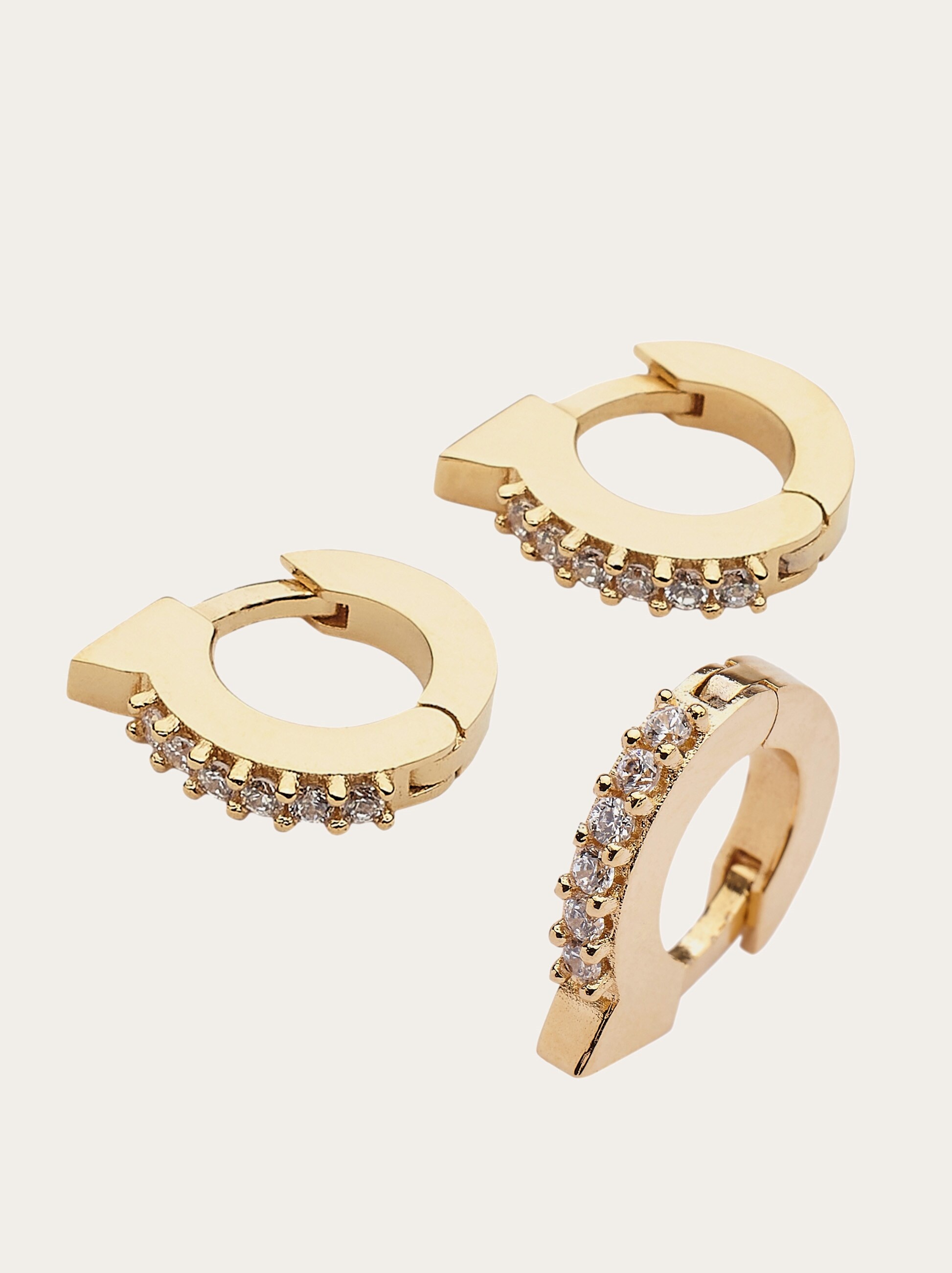 Gancini mini earrings set - 2