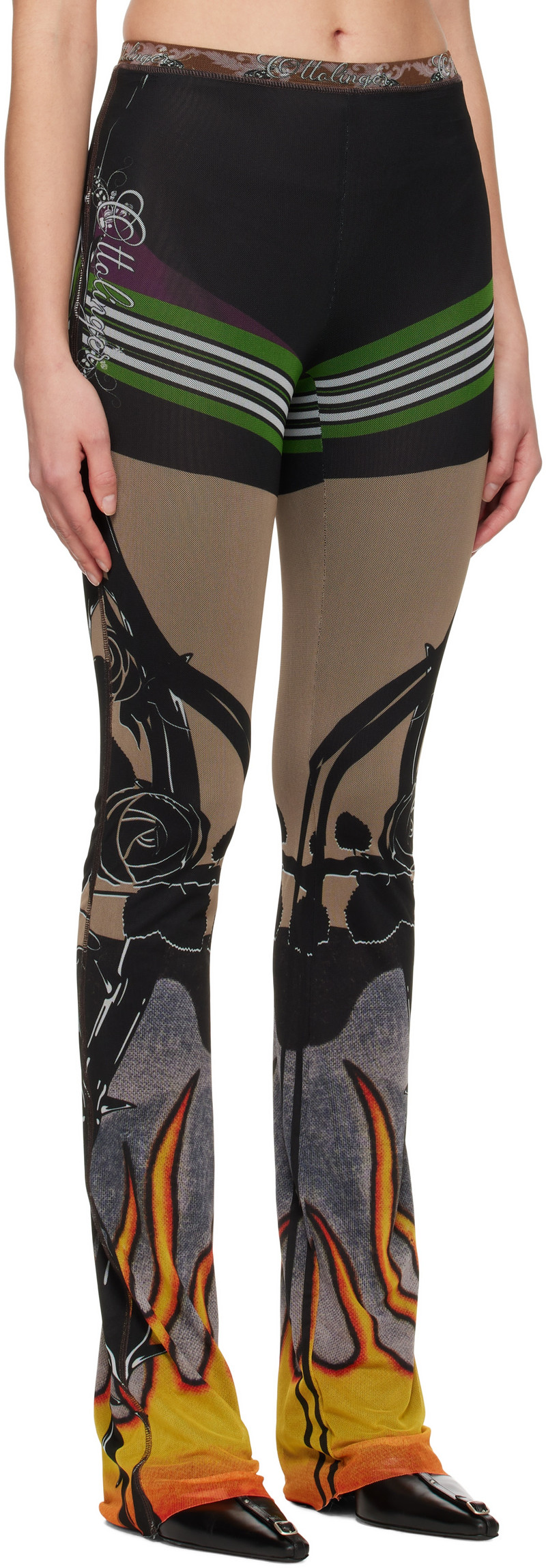 OTTOLINGER Multicolor Mesh Lounge Pants outlook