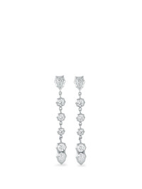 JADE TRAU Poppy diamond loop earrings - JT3262EGPLAT | REVERSIBLE