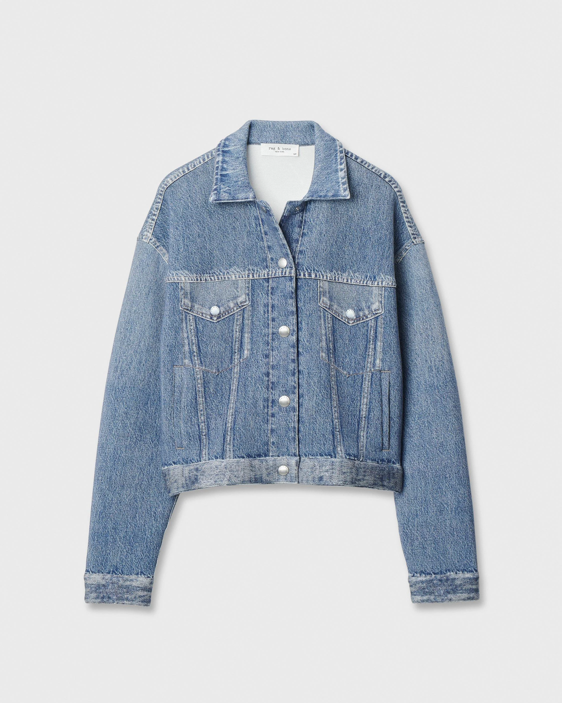 rb Miramar Trucker Jacket Mallow Knit - 1