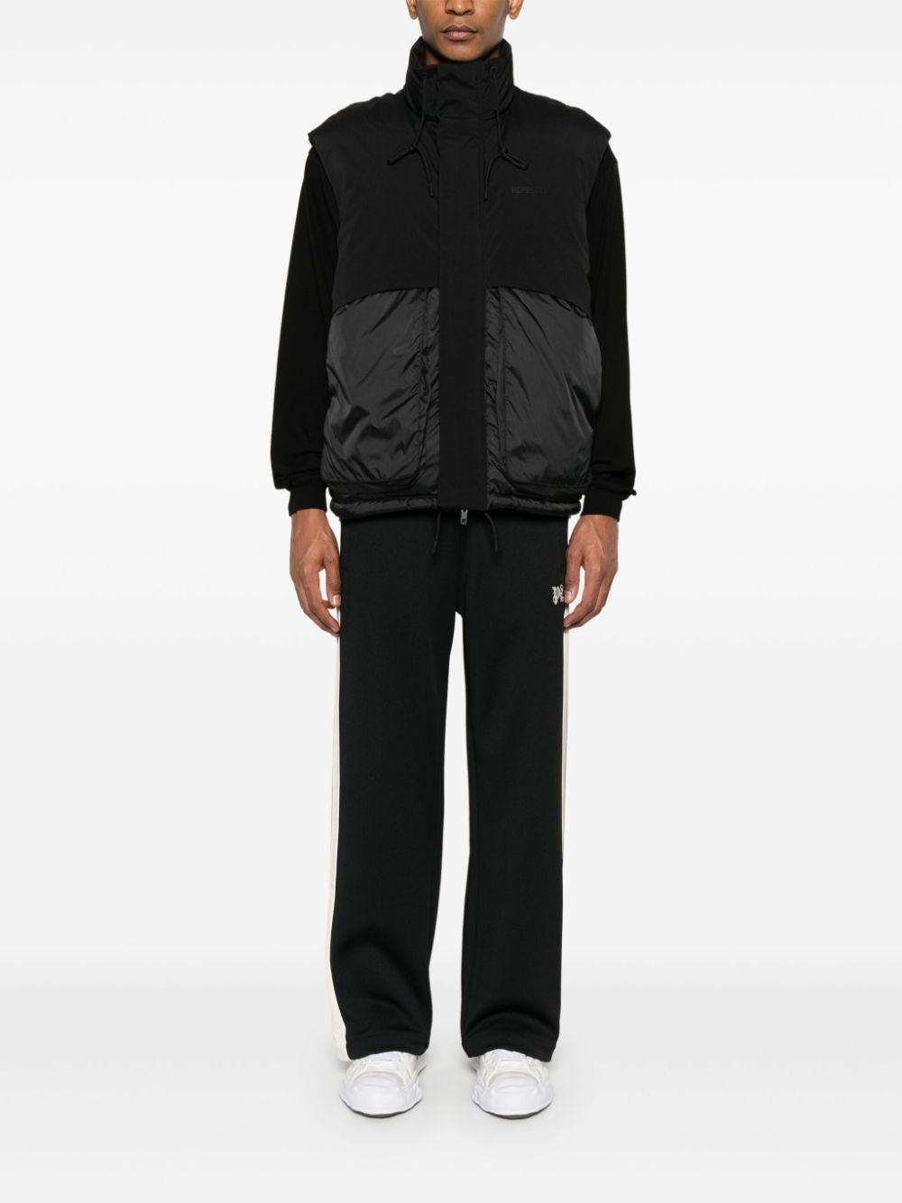 layered puffer gilet - 2