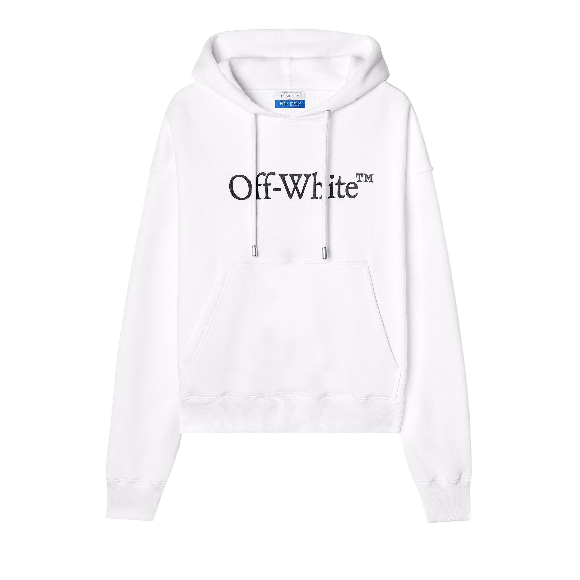Off-White Big Bookish Skate Hoodie 'White/Black' - 1