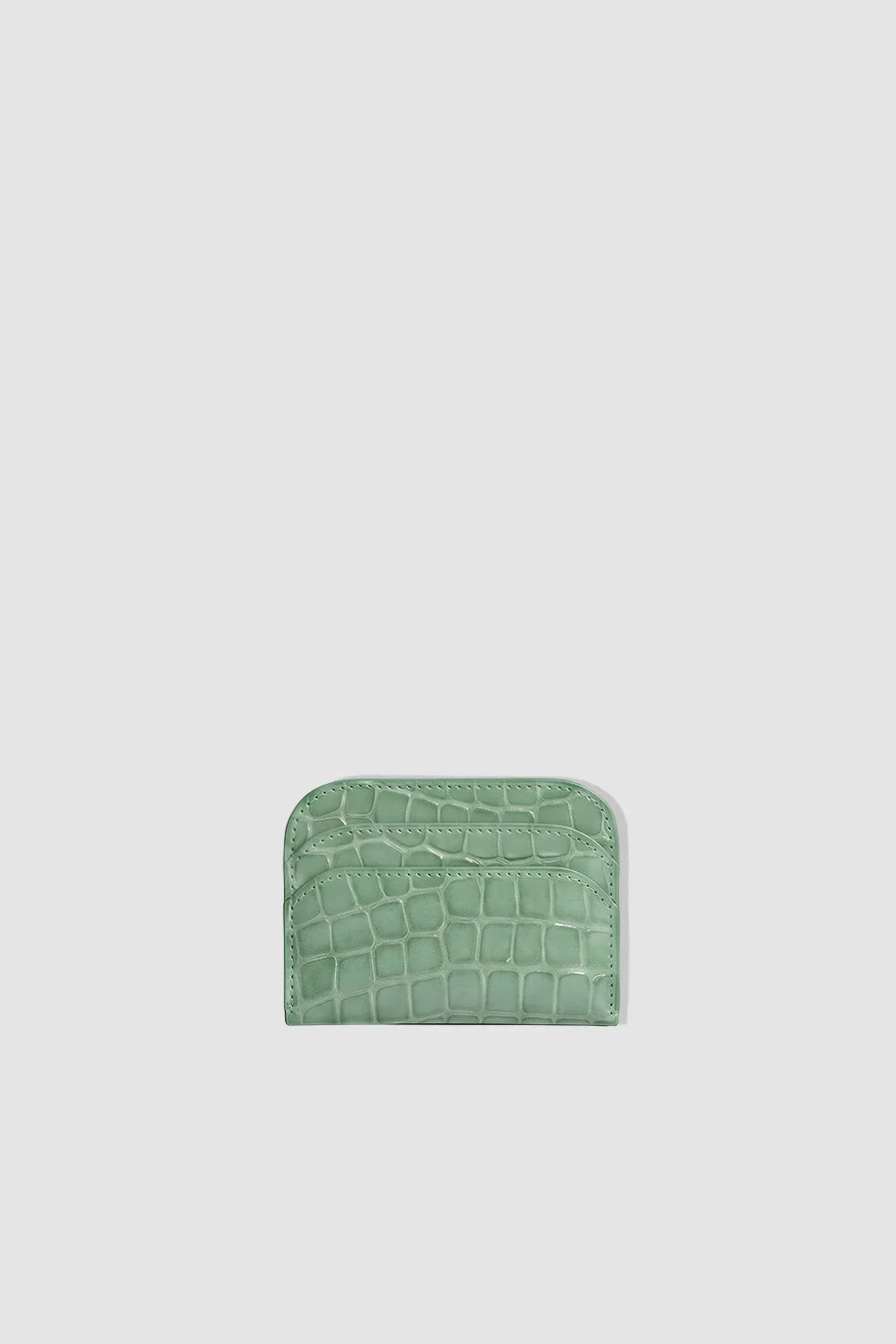 Horizon Croco Embossed Card Holder - 1