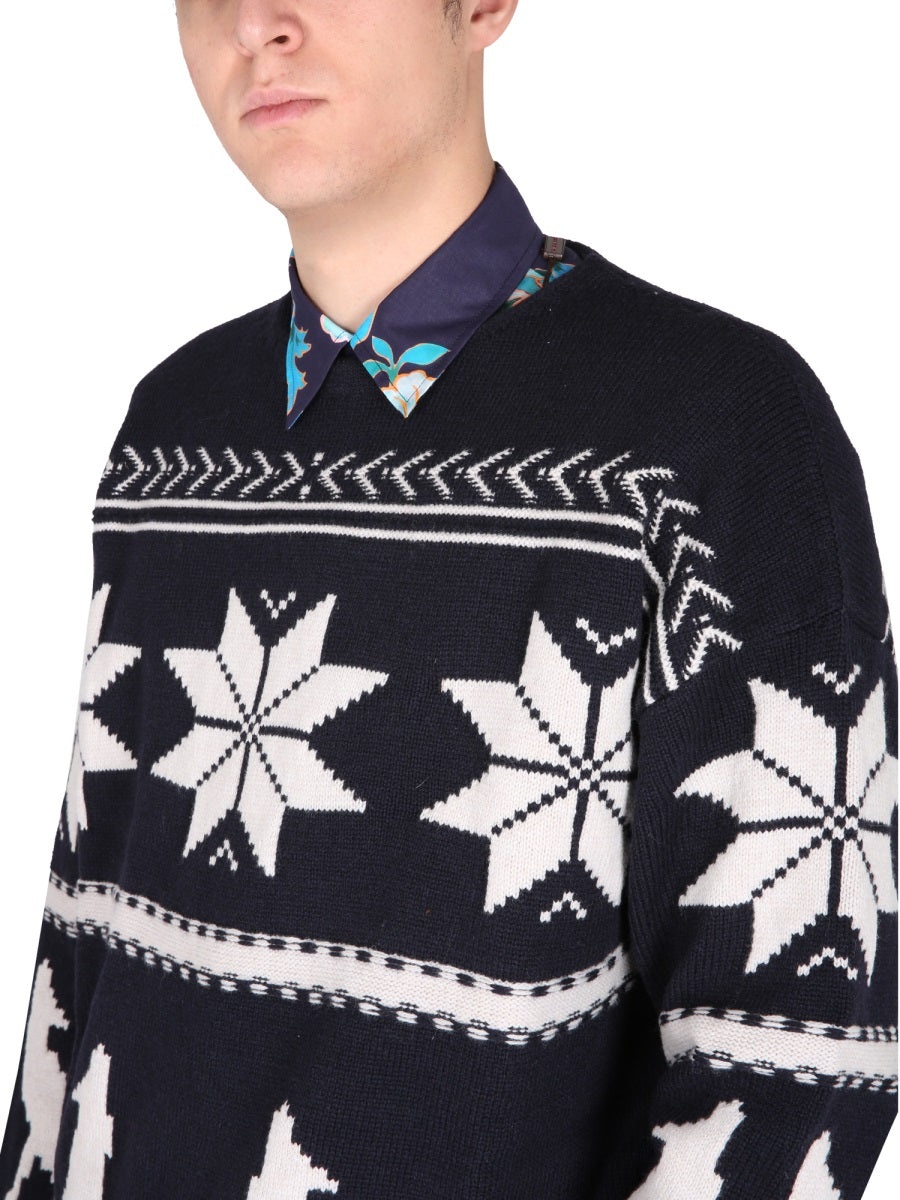 Etro Men Virgin Wool Sweater - 4