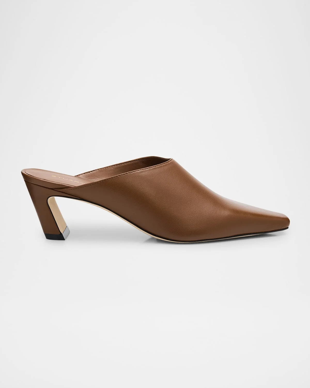50mm Stassi Leather Mules - 1
