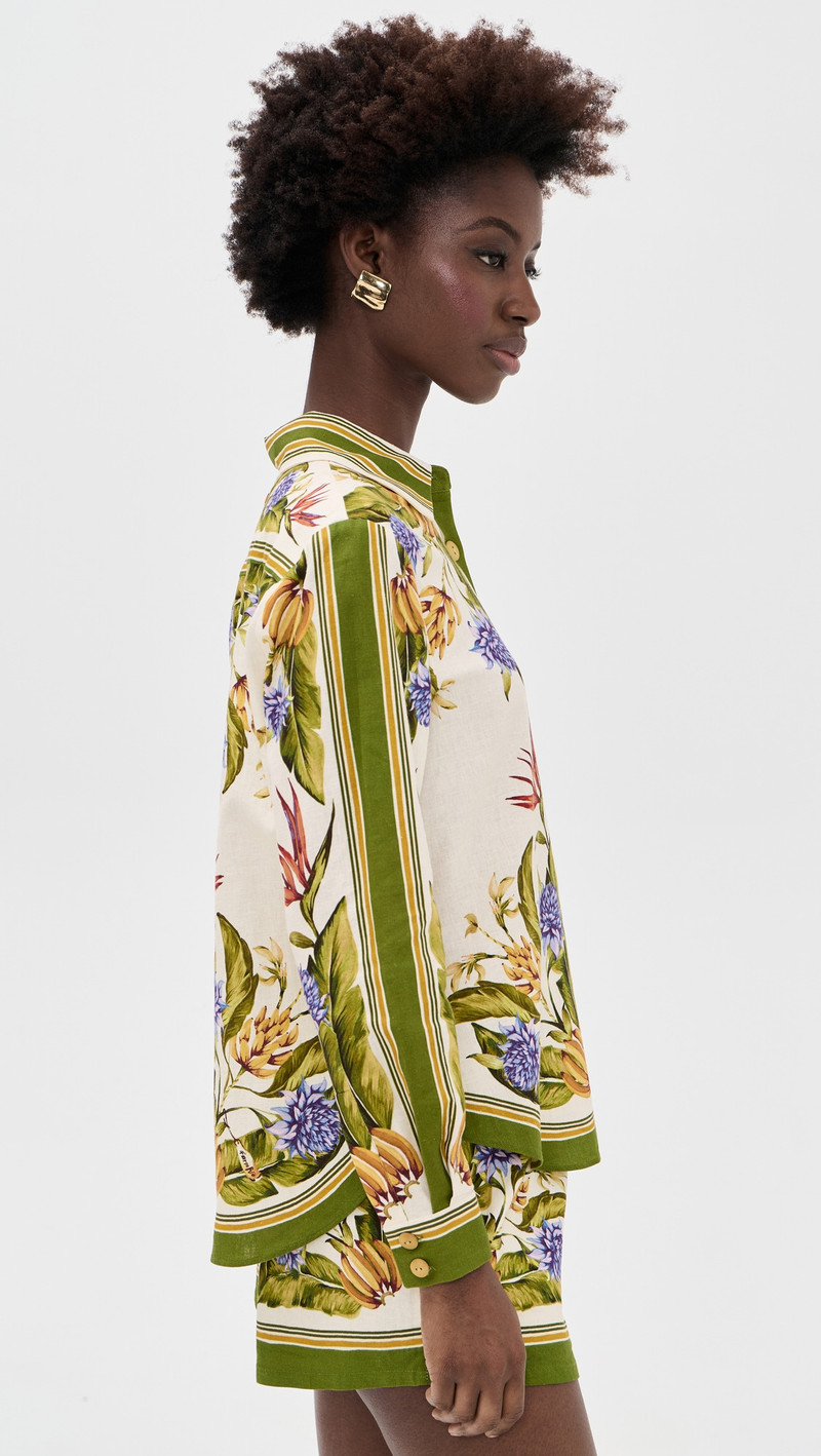 Tropical Linen Top 3
