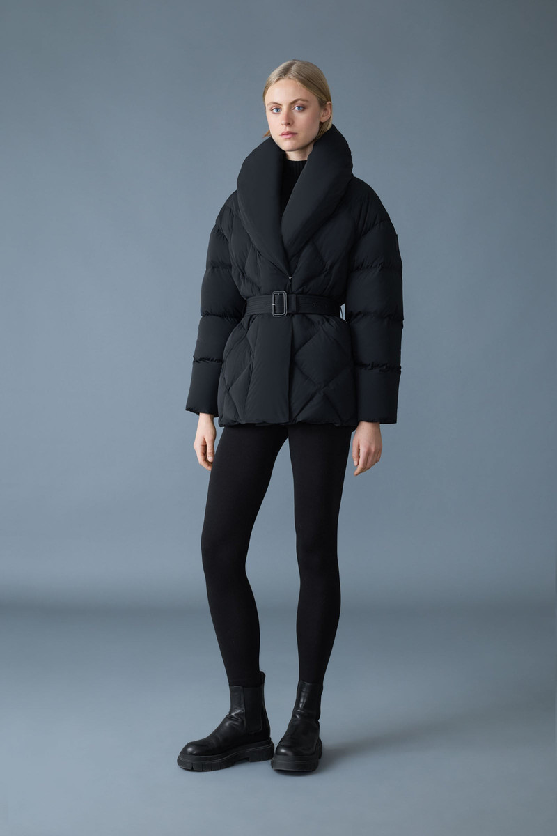 MACKAGE OLIVE-Z Down Belted Jacket With Shawl Collar outlook