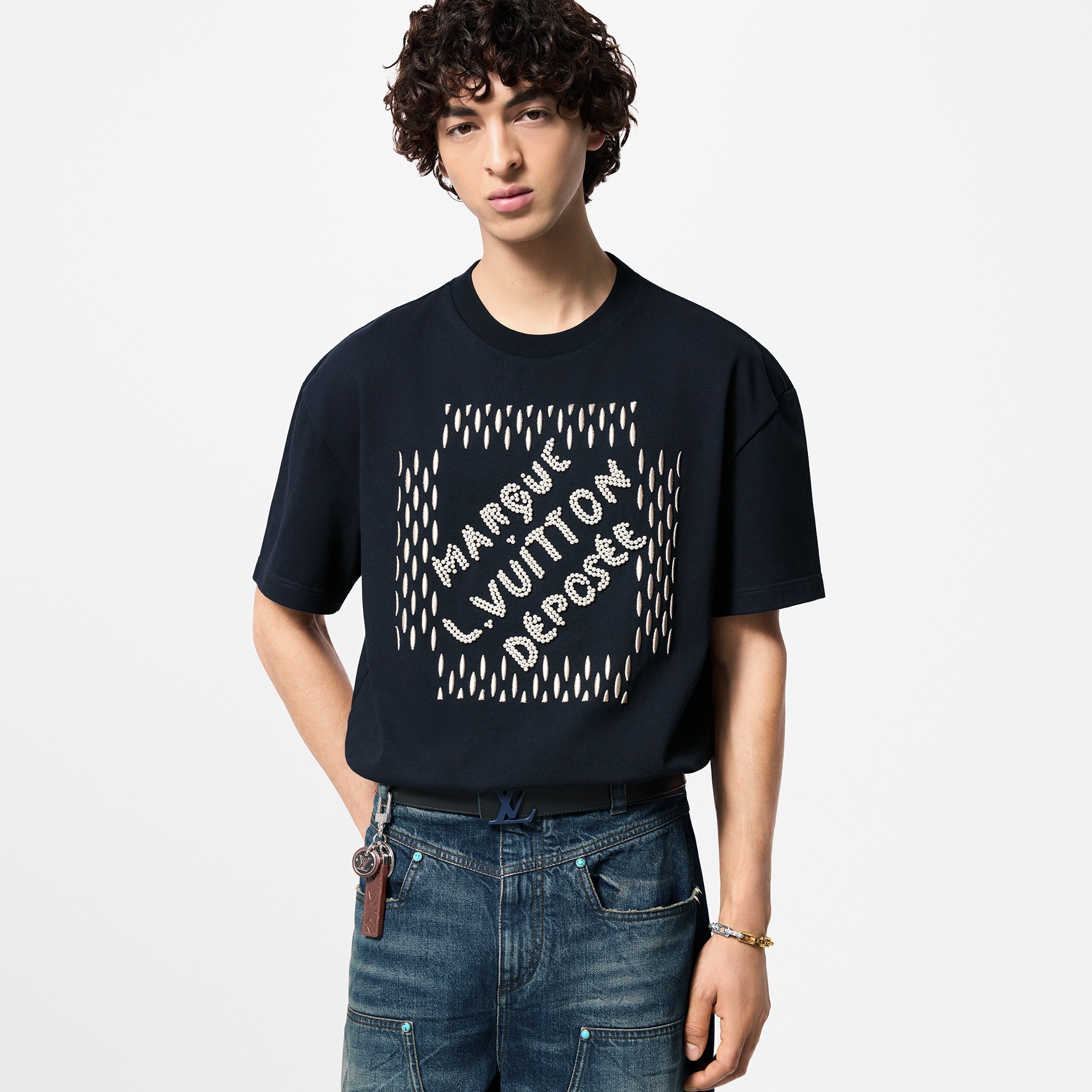 Embroidered Signature Cotton T-Shirt - 2
