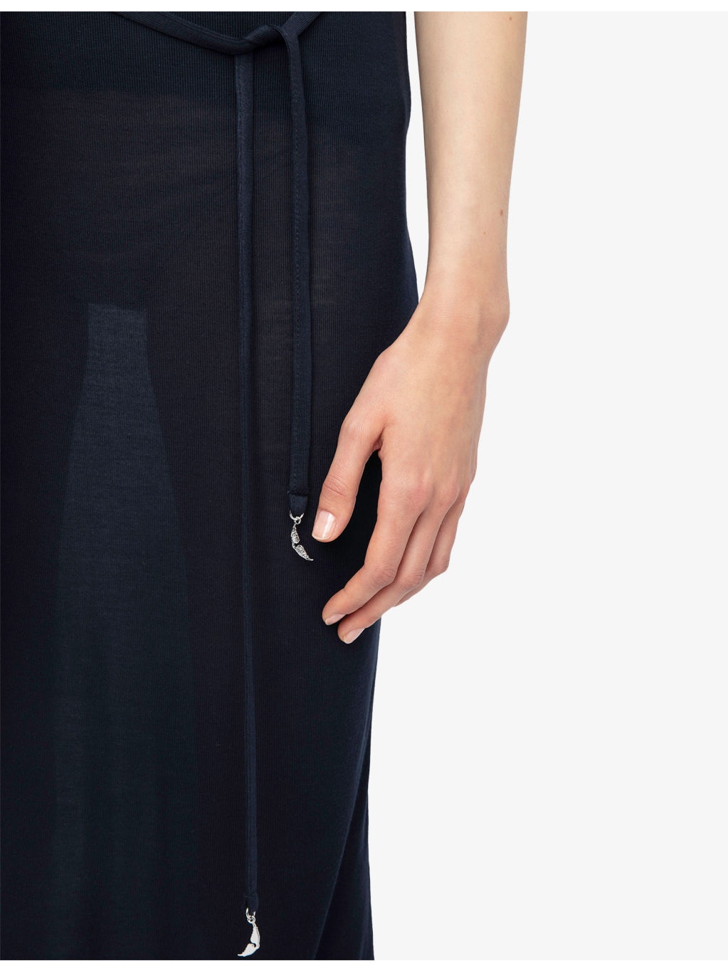Giada Drawstring-Waist Slim-Fit Woven Maxi Skirt - 5