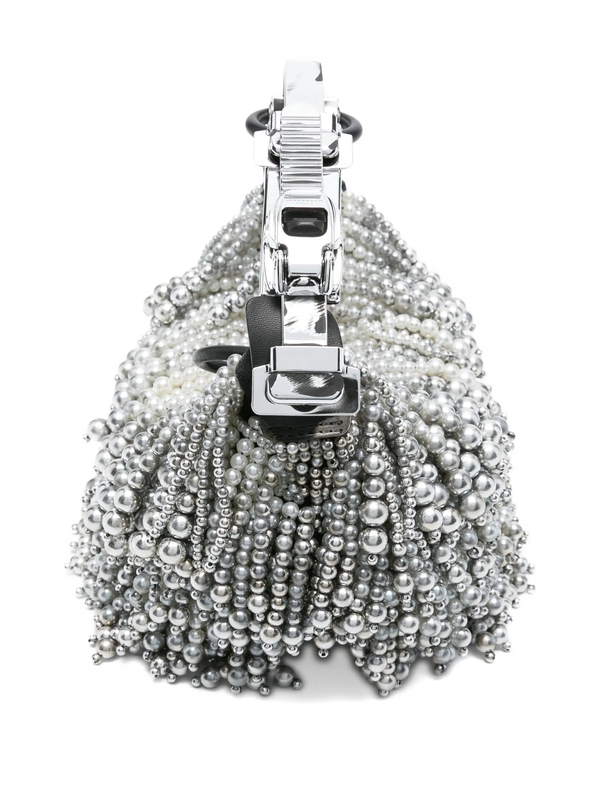 Innerraum Pearl-embellished Buckle Shoulder Bag - 4