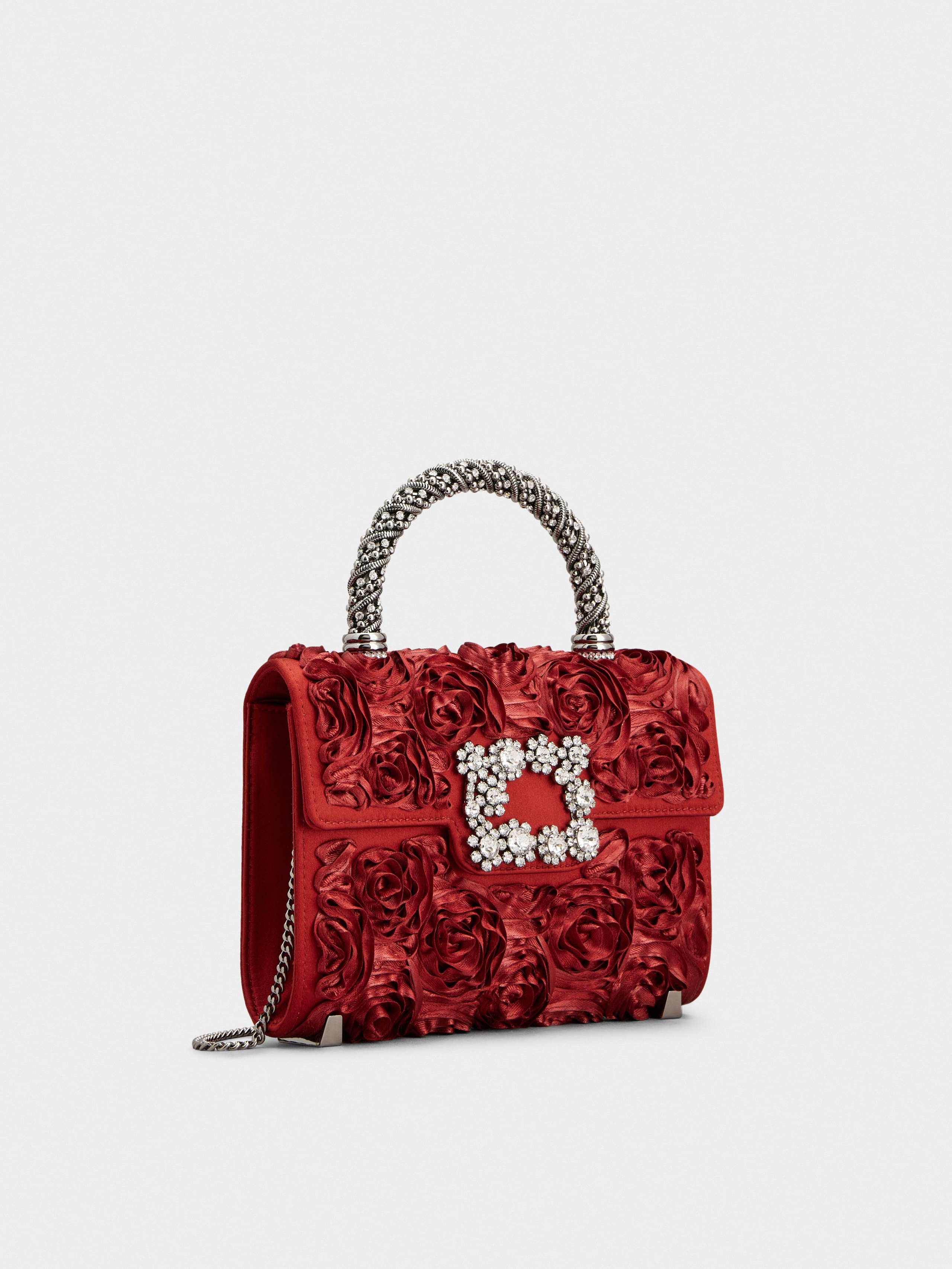 Jewel Efflorescence Mini Bag in satin - 3
