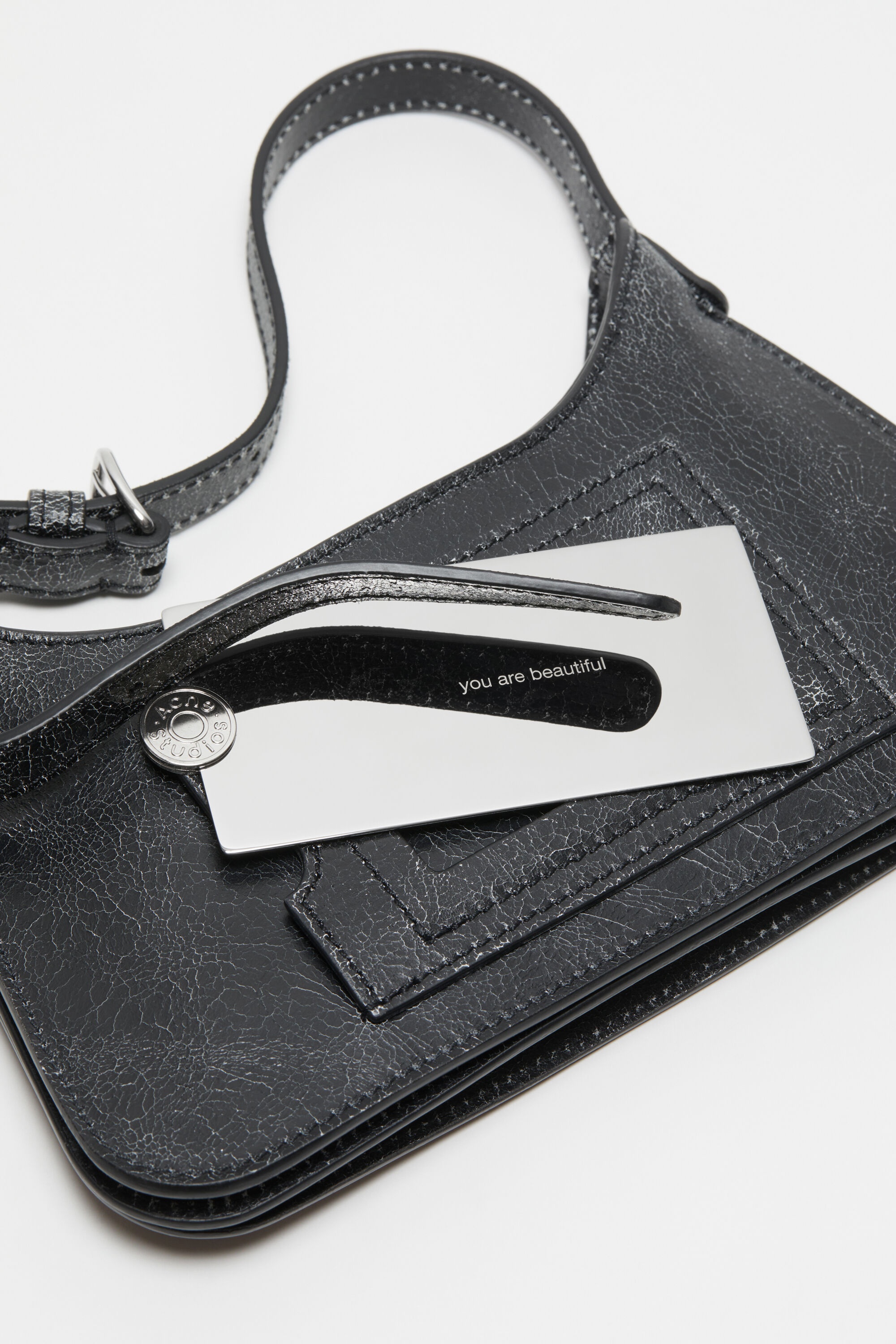 Platt micro shoulder bag - Black - 6