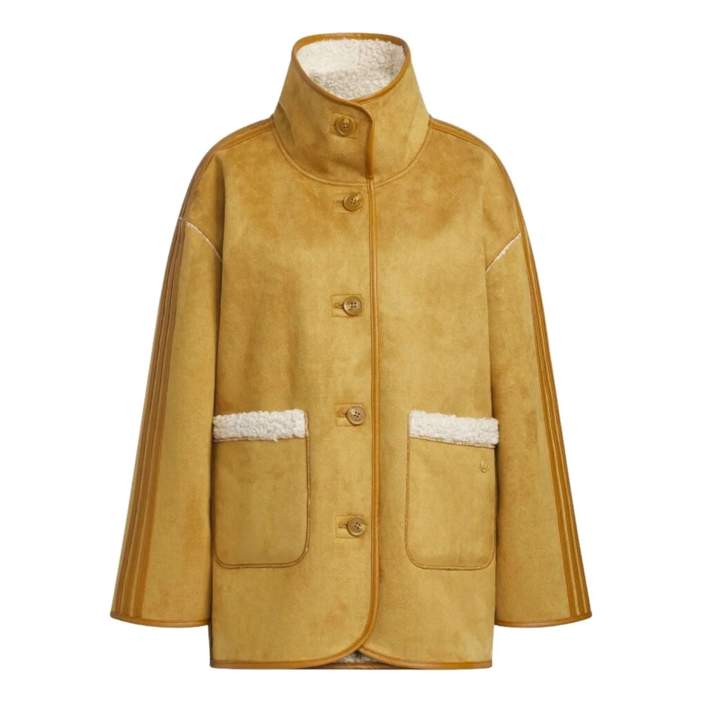 (WMNS) adidas Crafted Jacket 'Bronze Strata Crystal Linen' KT3145 - 1