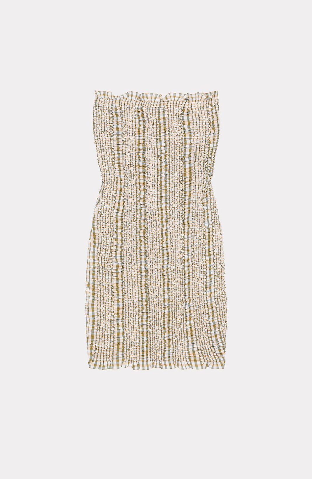 Smocked bustier dress - 1