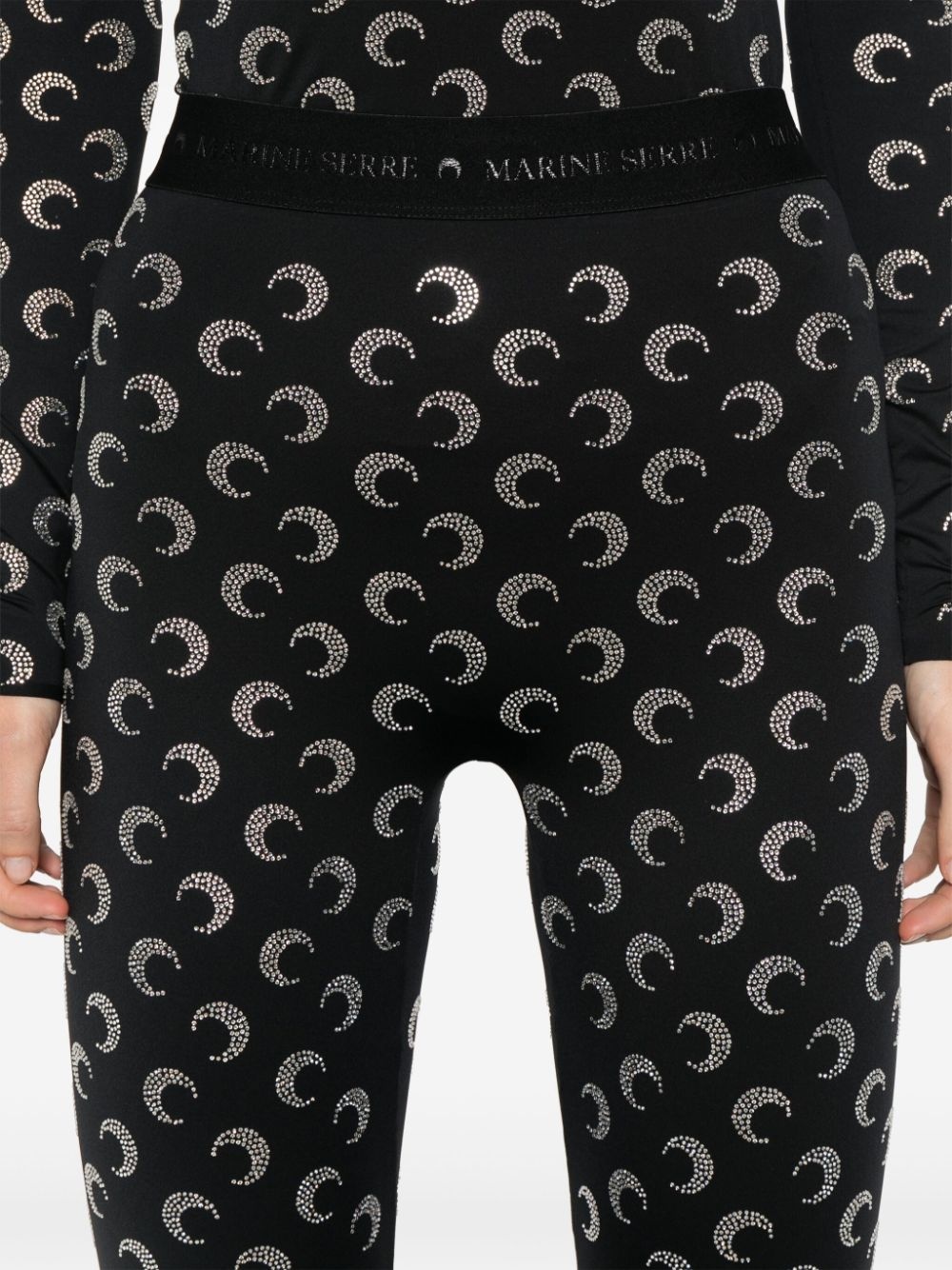 Crescent Moon-embellished leggings - 5