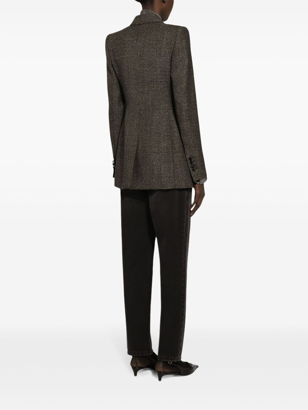 Prince of Wales check blouse - 4
