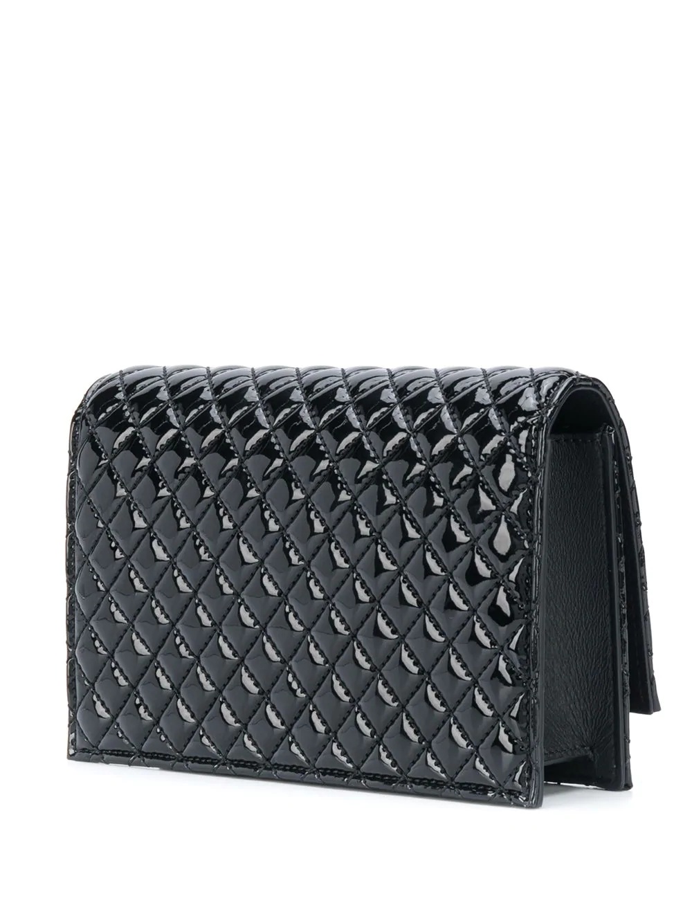 skull quilted shoulder bag - 3