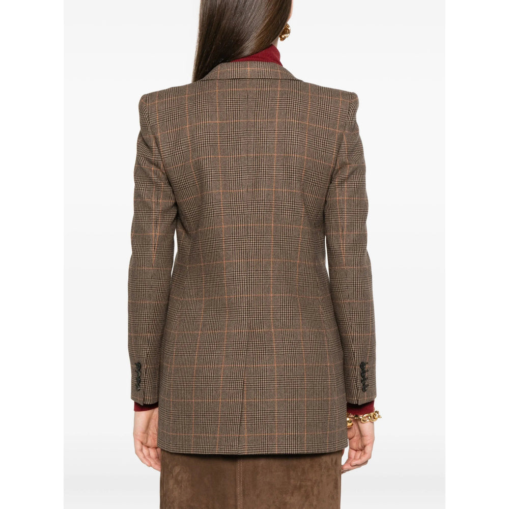 Saint Laurent Brown Jackets - Blazers Women - 5