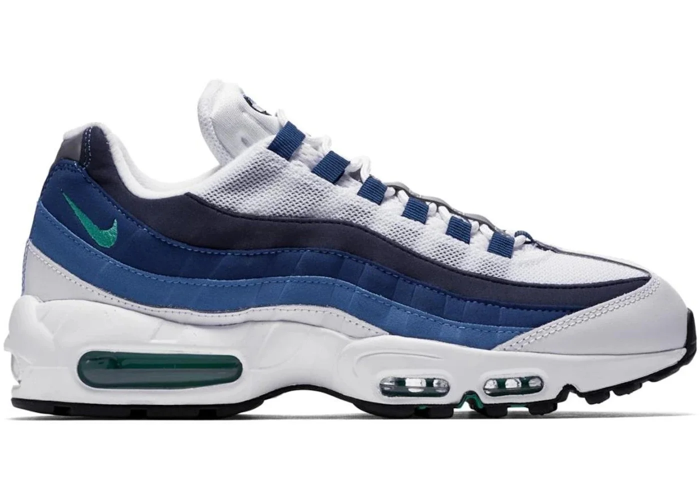 Nike Air Max 95 White Slate Blue - 1