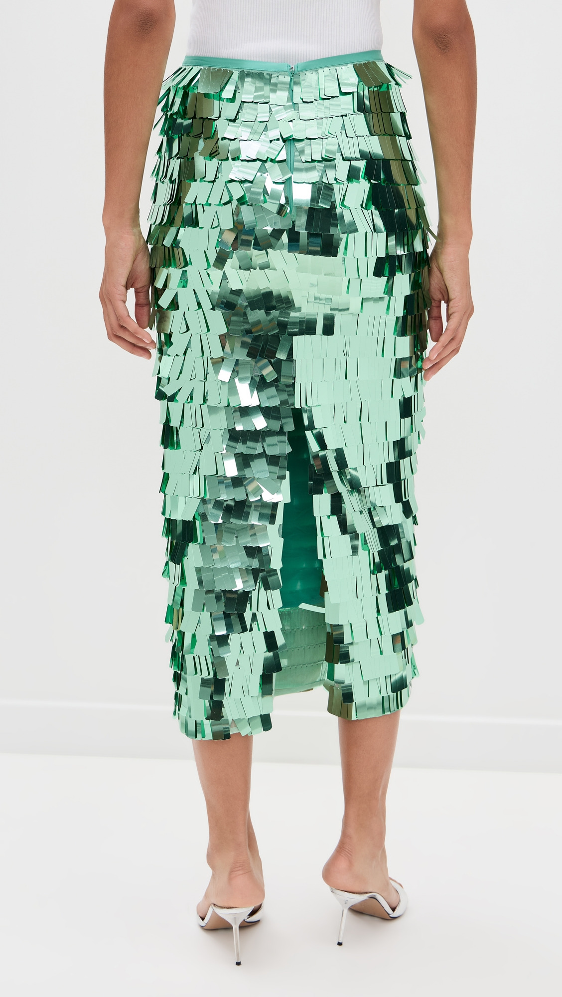Ihoed Sequin Pencil Skirt - 2