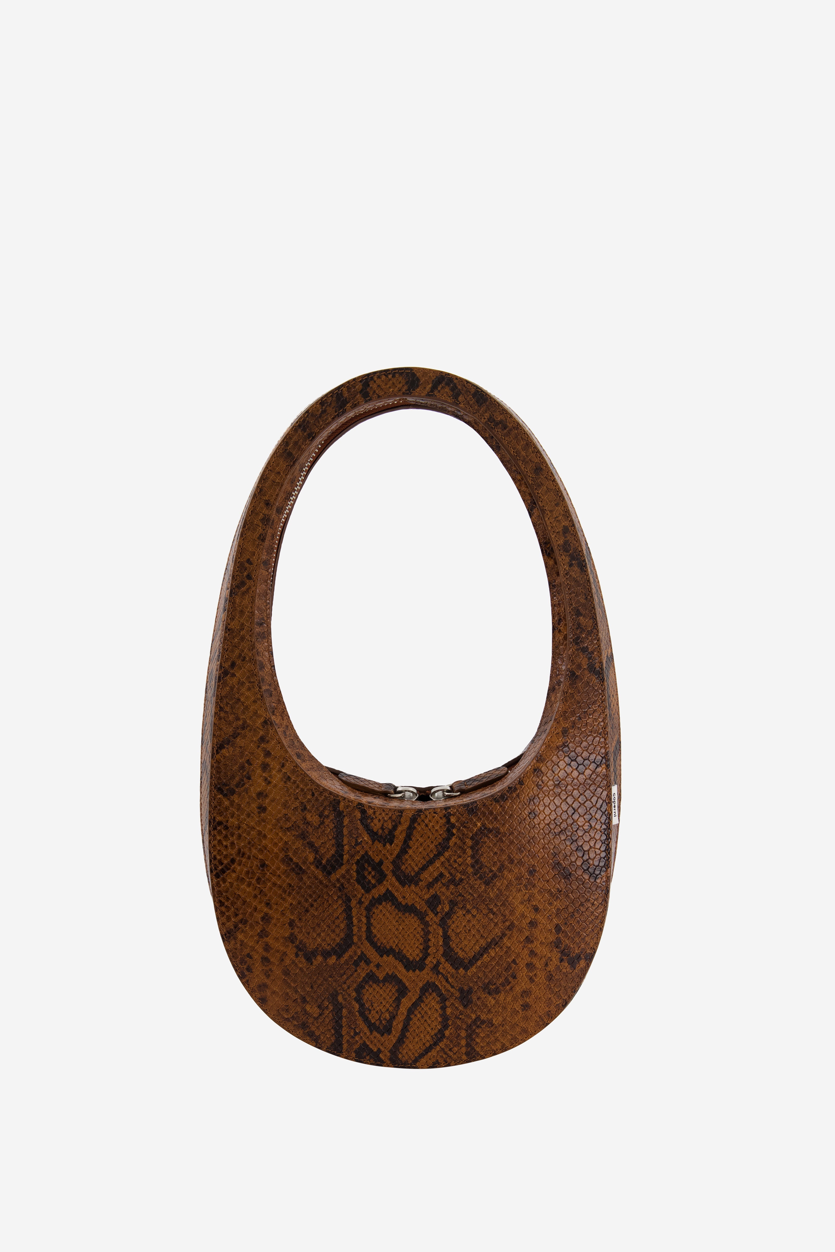 Snake Print Swipe Bag - 2