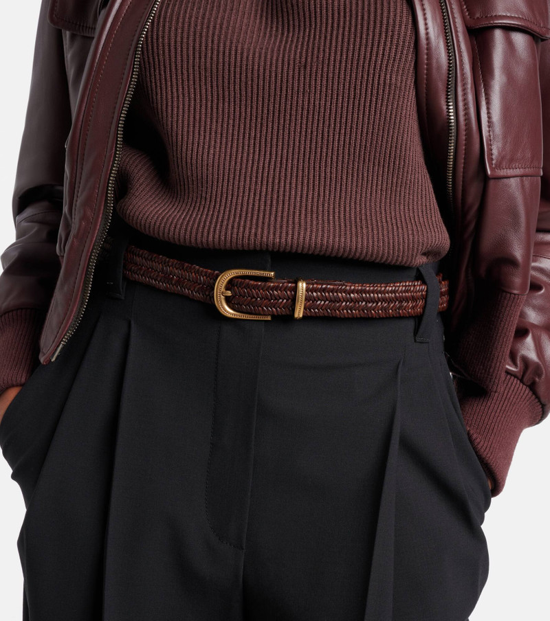 Brunello Cucinelli Woven leather belt outlook