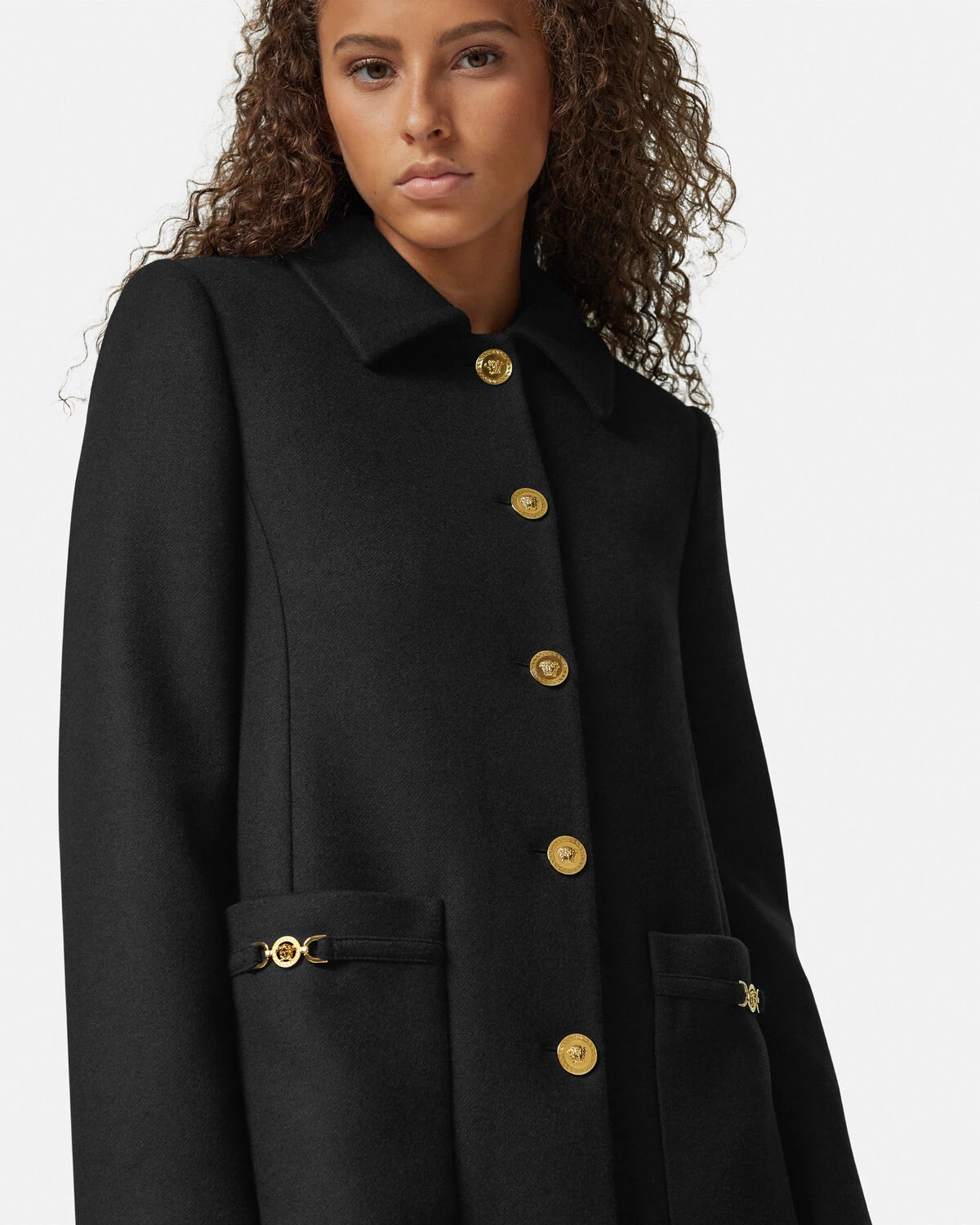 A-Line Felted-Wool Coat - 3