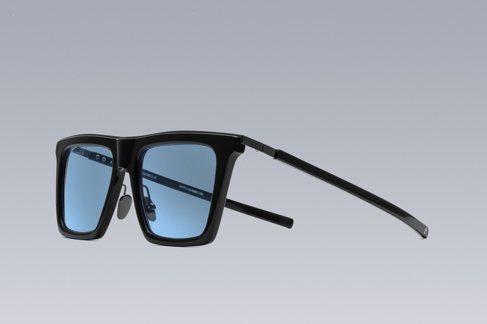 F1-T-A F1-T Sunglasses Black Palladium/BC Blue/Gray - 9