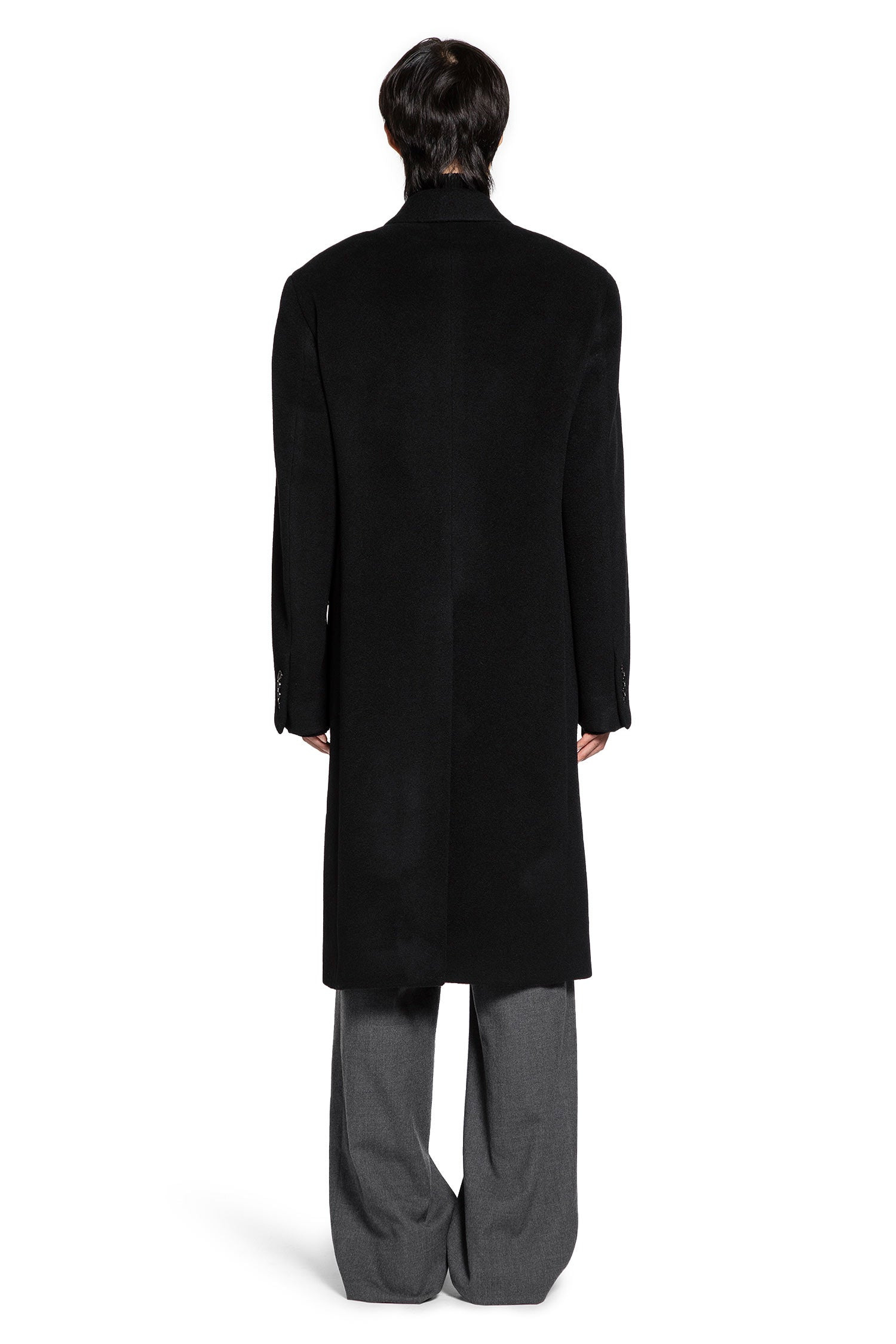 Double-breasted Wool Coat - 4