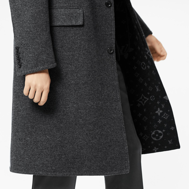Doubleface Monogram Coat 4