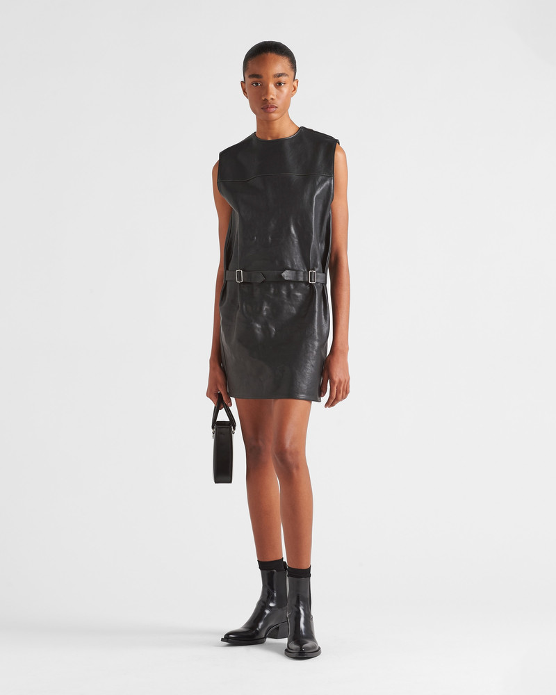 Prada Leather dress outlook