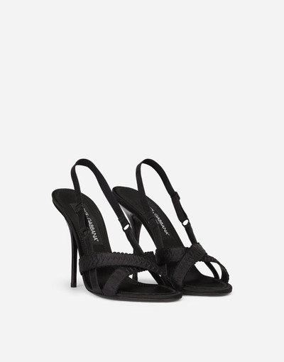 Dolce & Gabbana Satin sandals outlook