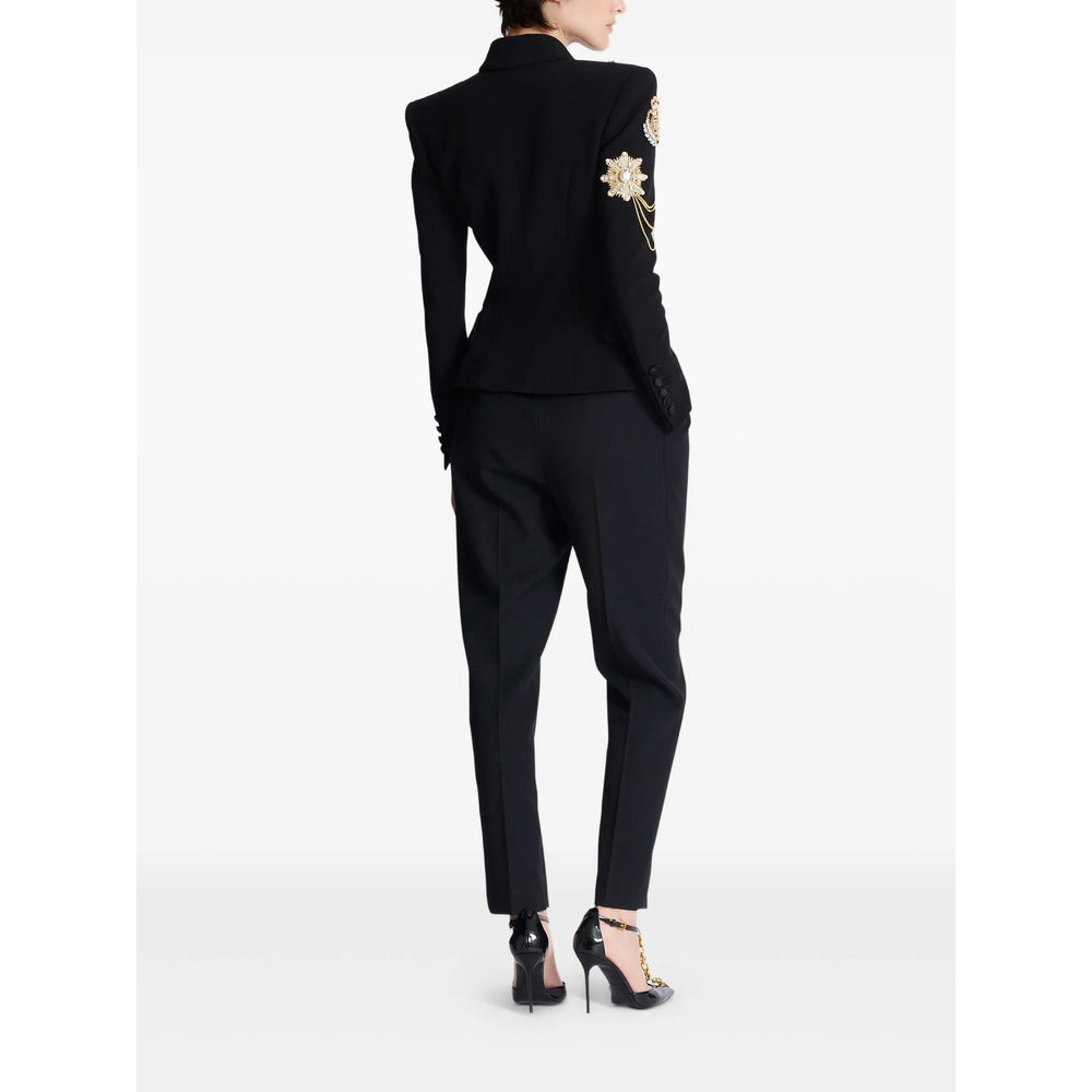 Balmain Black Jackets - Blazers Women - 4