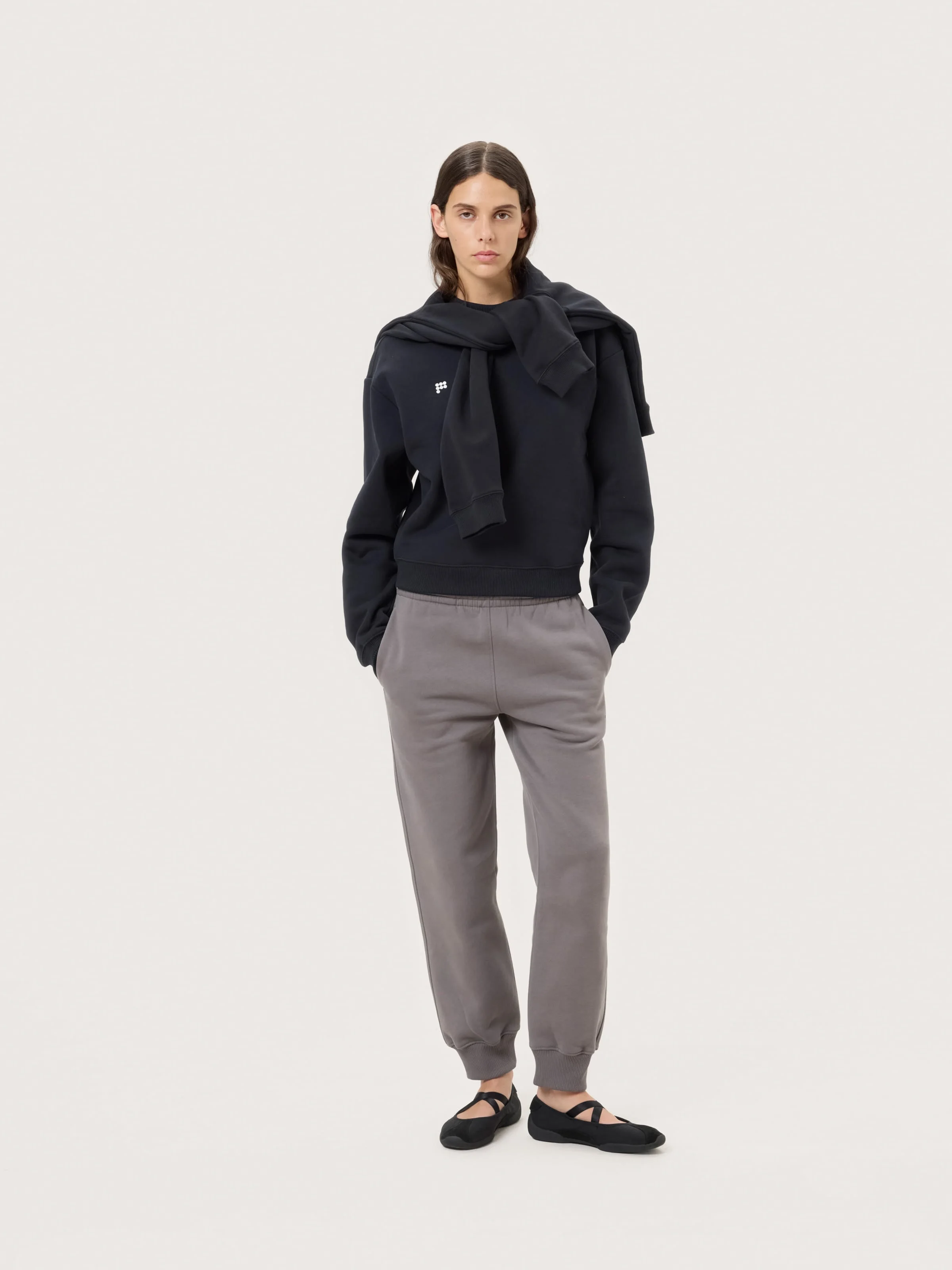 Womens Heavyweight Track Pants - Slate Escape - 1