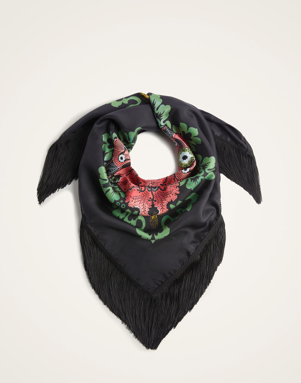 Reversible Fringe Carré Scarf - 7