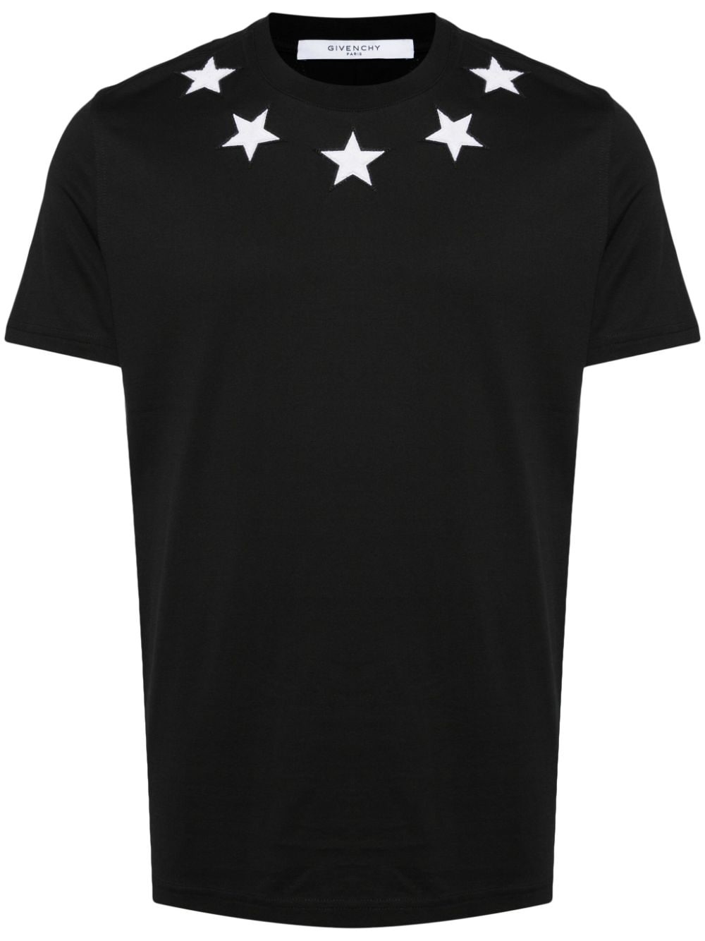 star neckline T-shirt - 1