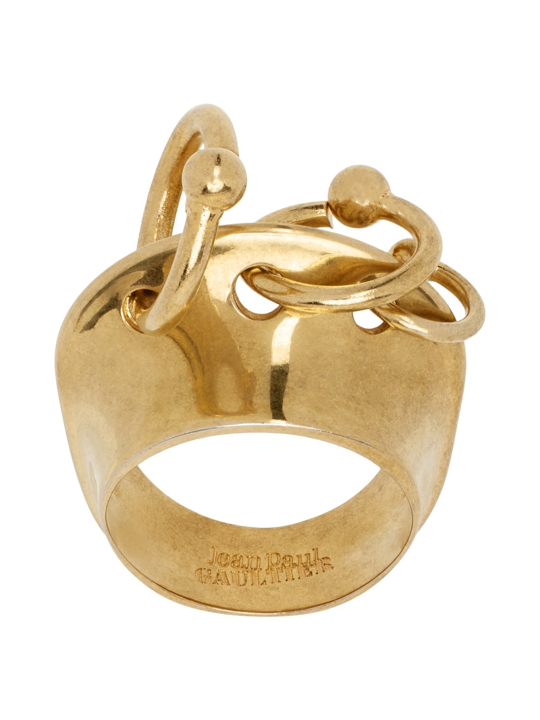 Gold Multiple Loops Ring - 1