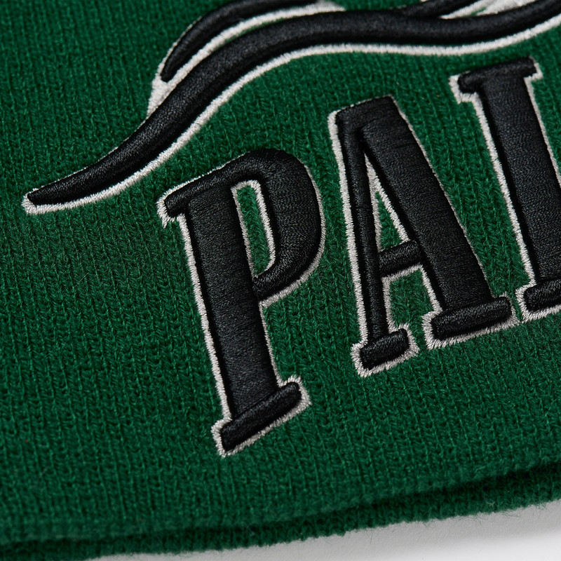 HORSEPOWER NEIN CUFF BEANIE RACEY GREEN 3