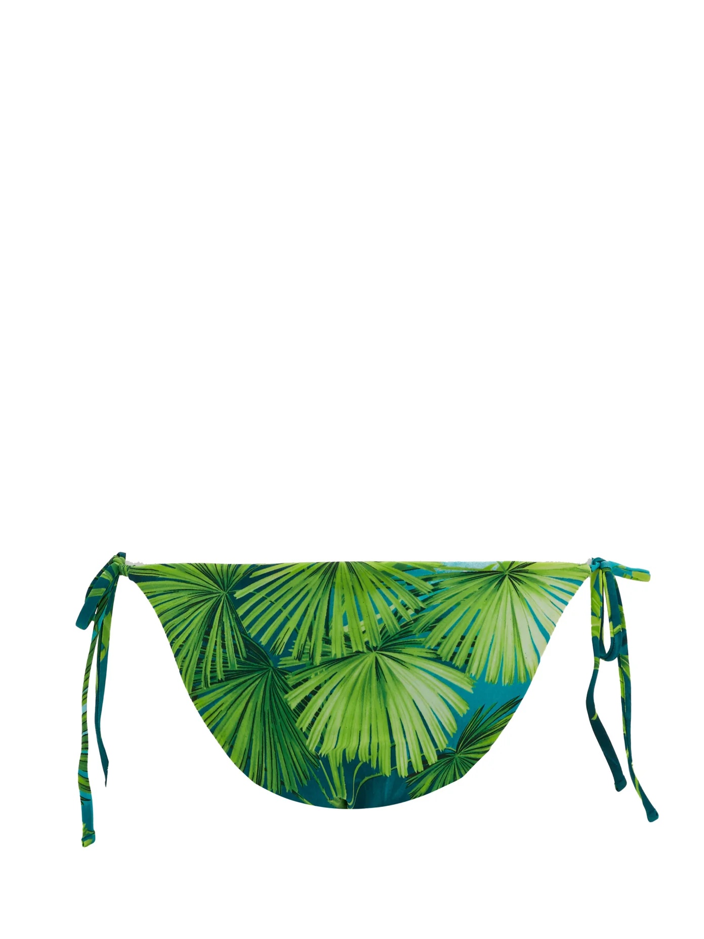 Jungle-print side-tie bikini briefs - 4